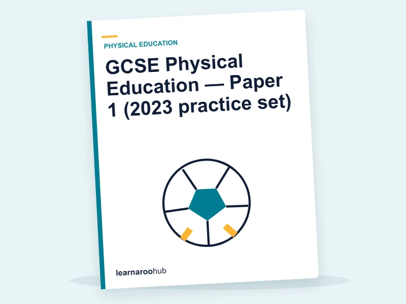 GCSE Physical Education — Paper 1 (2023 practice set) — mock practice paper cover