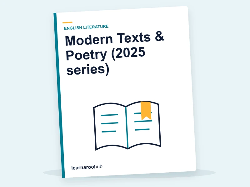 GCSE English Literature — Practice Paper 2: Modern Texts & Poetry (2025 series) — mock practice paper cover
