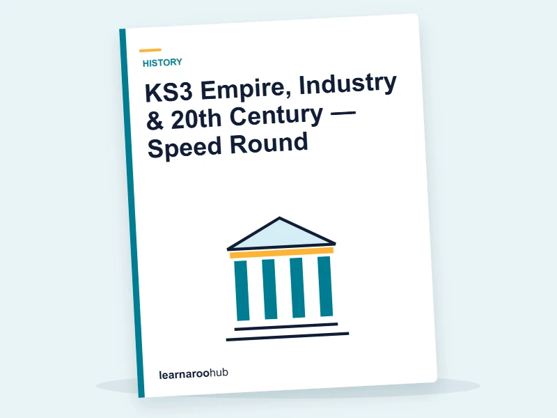 KS3 Empire, Industry & 20th Century — Speed Round — quiz cover