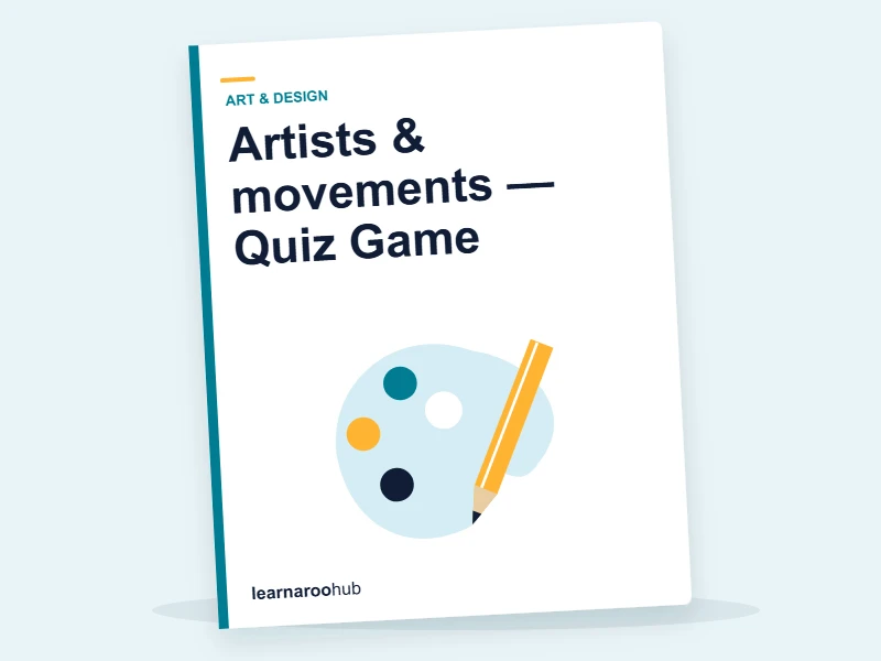 Artists & movements — Quiz Game — quiz cover