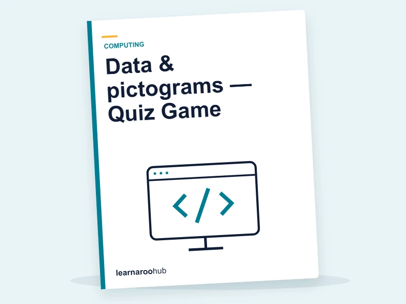 Data & pictograms — Quiz Game — quiz cover