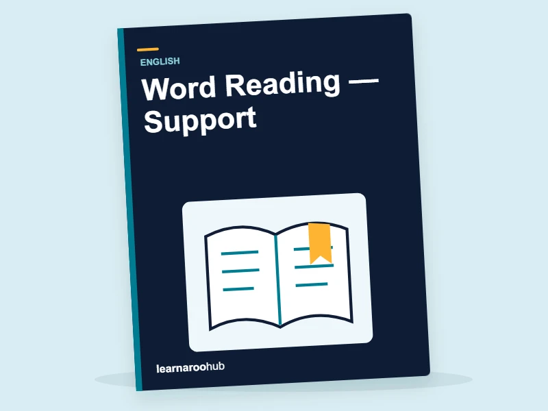 KS2 English: Word Reading — Support — activity book cover