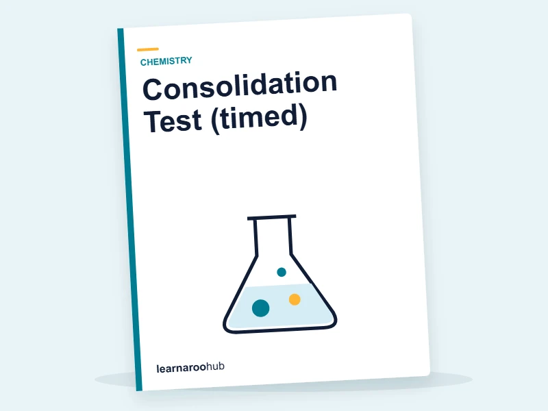 KS3 Chemistry (Years 7-9) — Gated Series — Module 7: Consolidation Test (timed) — quiz cover