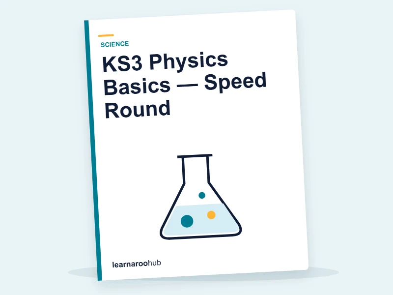 KS3 Physics Basics — Speed Round — quiz cover