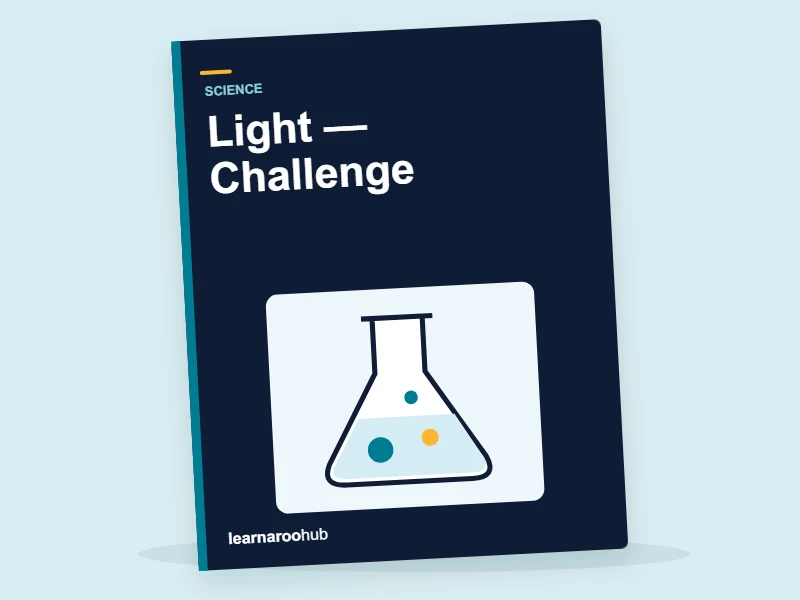 KS2 Science: Light — Challenge — activity book cover