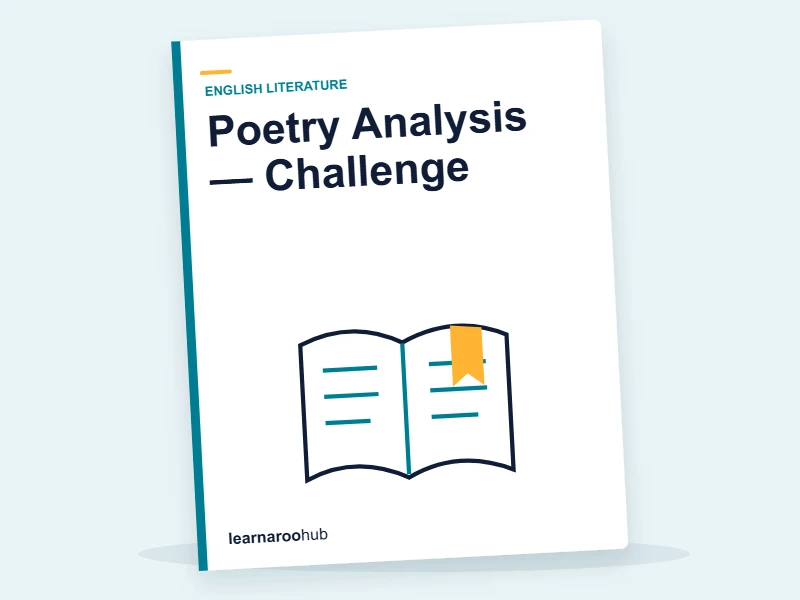 Poetry Analysis — Challenge — quiz cover