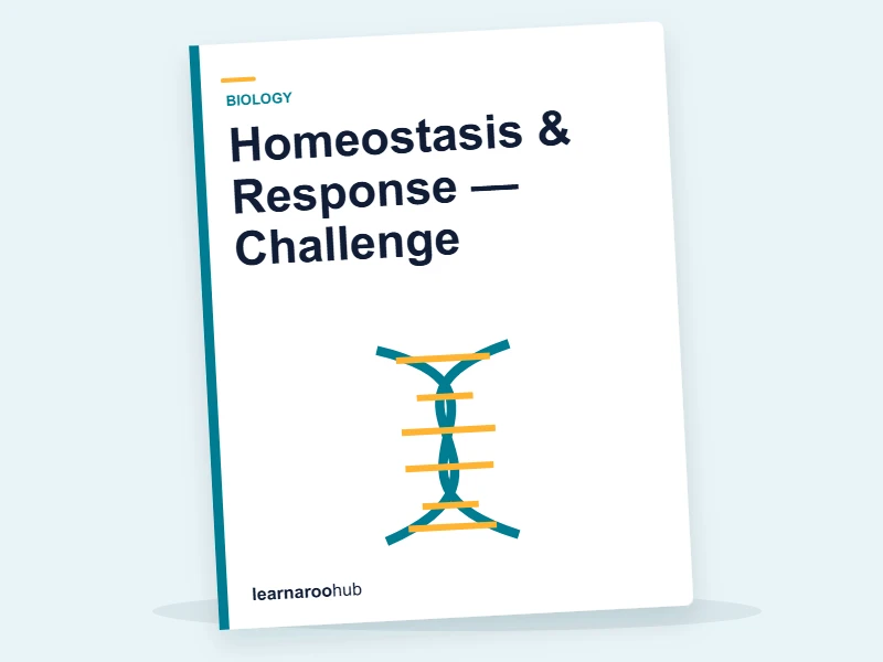 Homeostasis & Response — Challenge — quiz cover