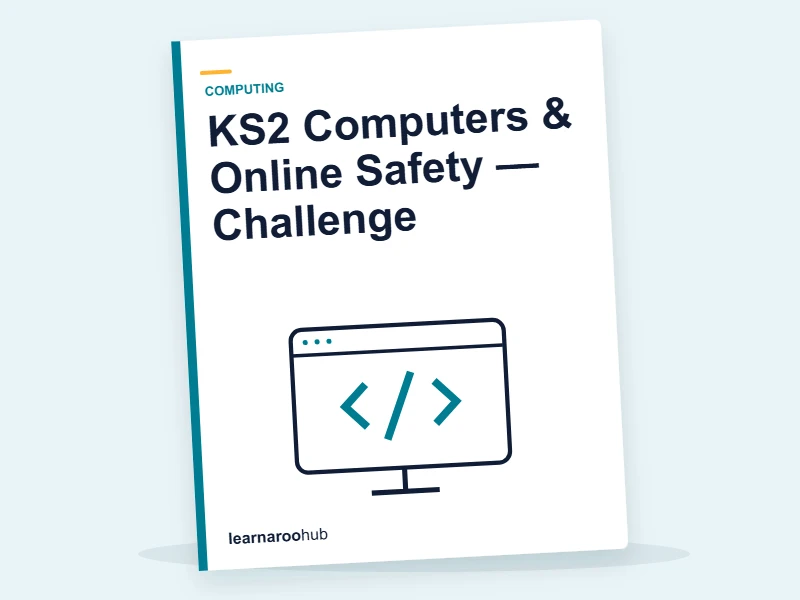 KS2 Computers & Online Safety — Challenge — quiz cover