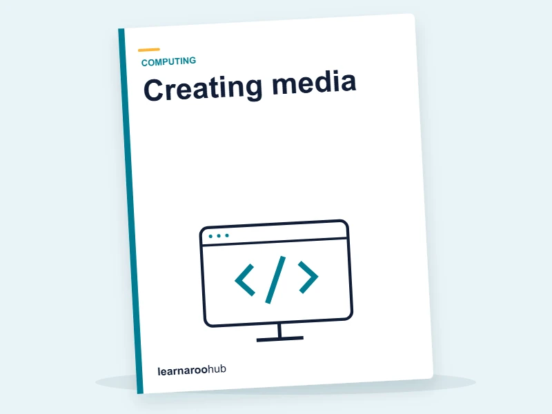KS2 Computing — Module 6: Creating media — e-learning module cover