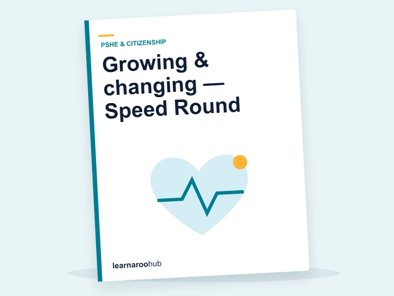 Growing & changing — Speed Round — quiz cover