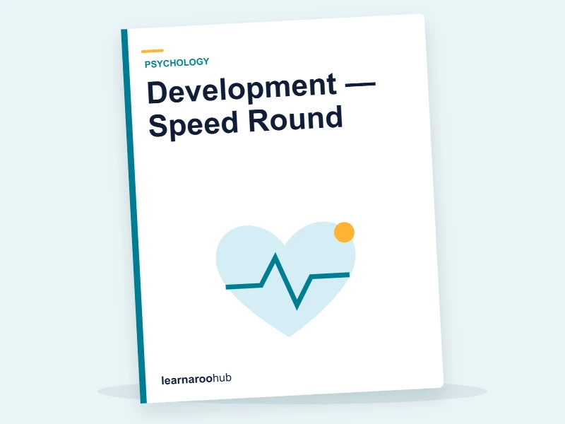 Development — Speed Round — quiz cover