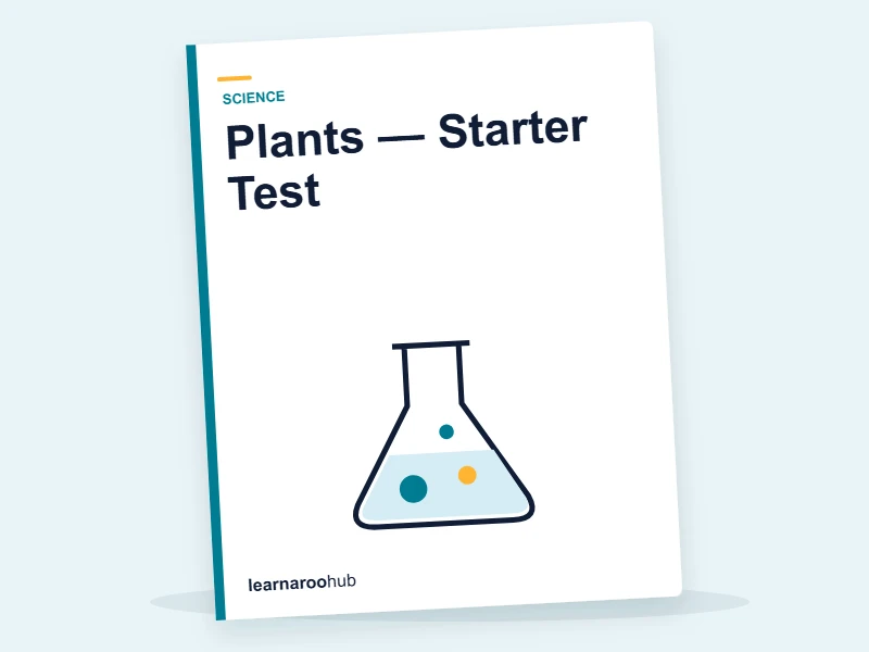 Plants — Starter Test — quiz cover