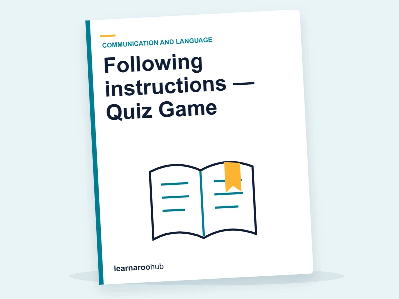 Following instructions — Quiz Game — quiz cover