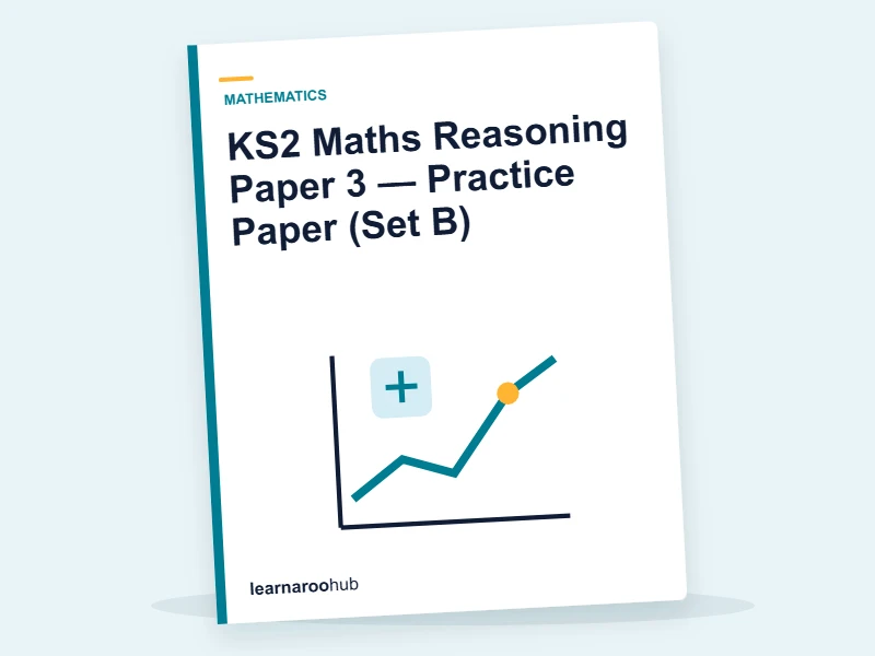 KS2 Maths Reasoning Paper 3 — Practice Paper (Set B) — mock practice paper cover