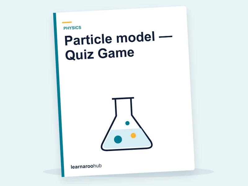 Particle model — Quiz Game — quiz cover