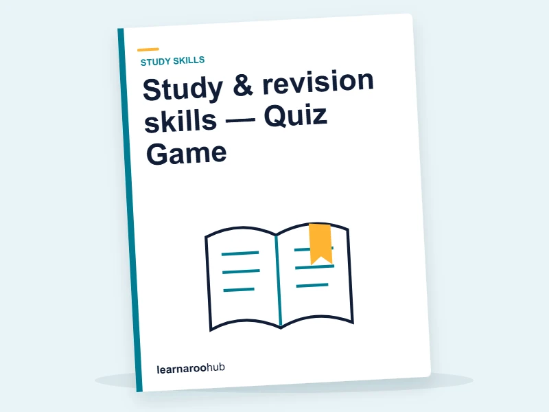Study & revision skills — Quiz Game — quiz cover