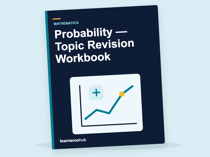 GCSE Maths: Probability — Topic Revision Workbook — activity book cover