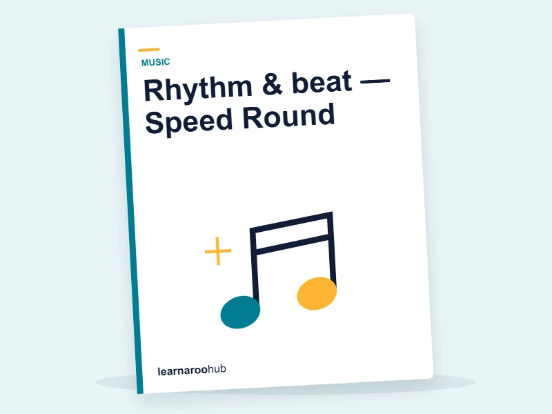 Rhythm & beat — Speed Round — quiz cover