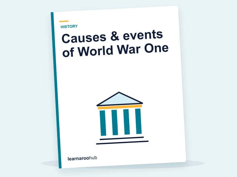 GCSE History — Module 2: Causes & events of World War One — e-learning module cover