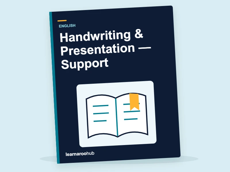 KS2 English: Handwriting & Presentation — Support — activity book cover