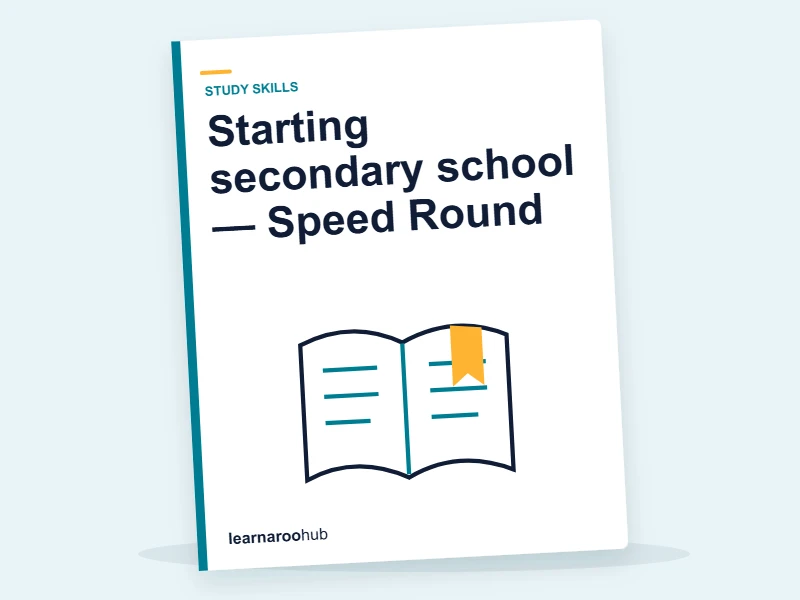 Starting secondary school — Speed Round — quiz cover