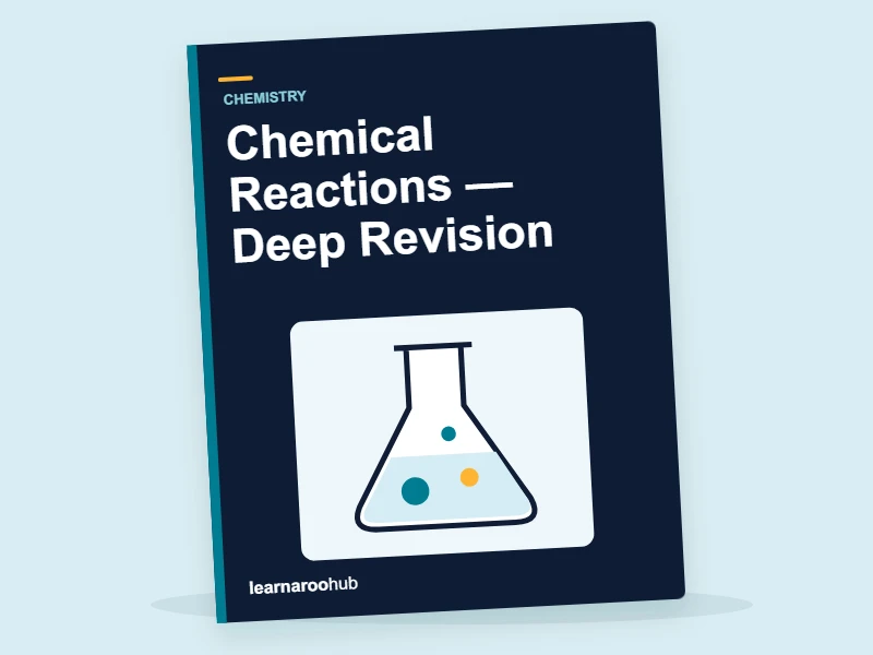 KS3 Chemistry: Chemical Reactions — Deep Revision — activity book cover