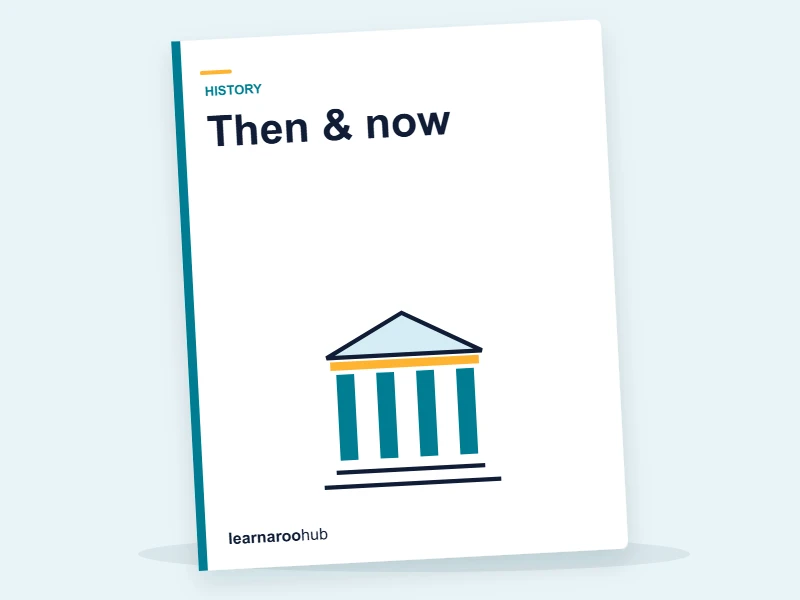 KS1 History — Module 1: Then & now — e-learning module cover