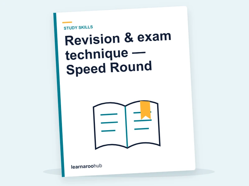 Revision & exam technique — Speed Round — quiz cover