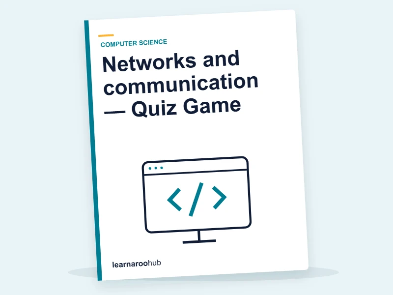 Networks and communication — Quiz Game — quiz cover