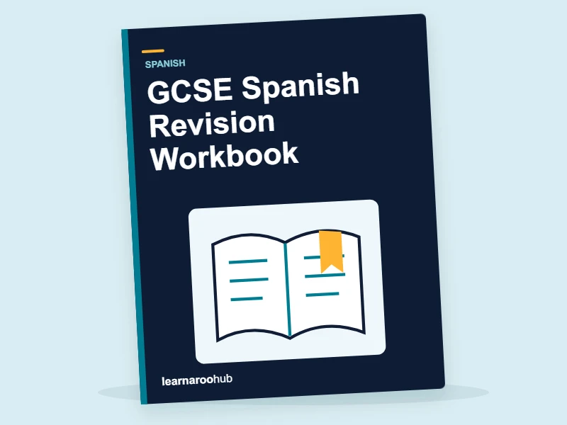 GCSE Spanish Revision Workbook — activity book cover