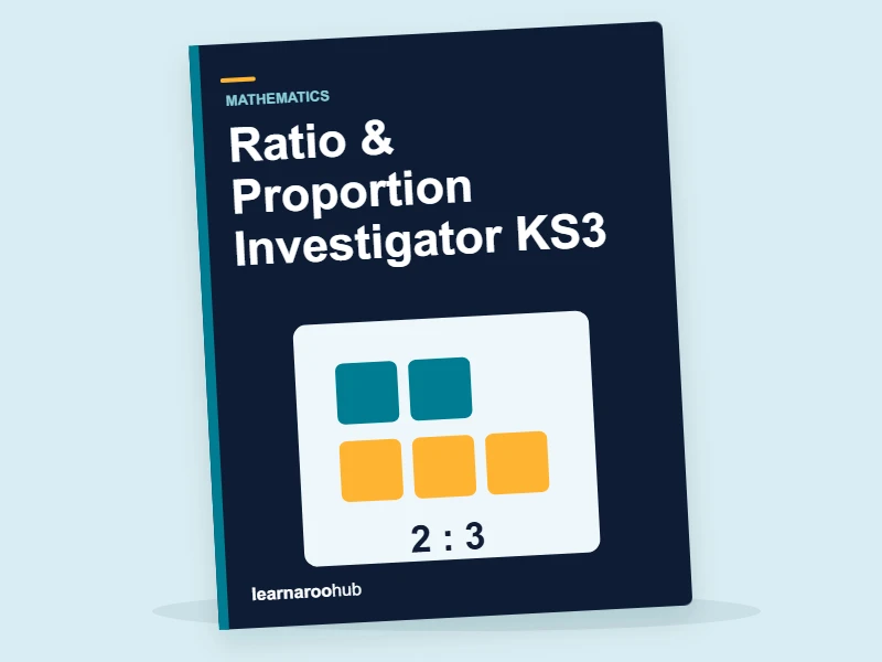 Ratio & Proportion Investigator KS3 — activity book cover