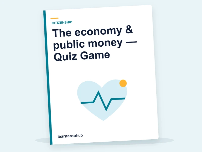 The economy & public money — Quiz Game — quiz cover