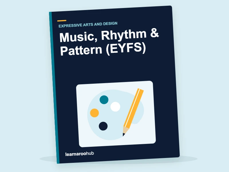 Music, Rhythm & Pattern (EYFS) — activity book cover