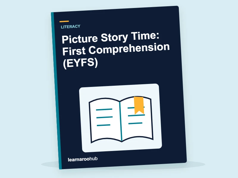 Picture Story Time: First Comprehension (EYFS) — activity book cover
