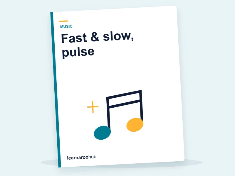 KS1 Music — Module 2: Fast & slow, pulse — e-learning module cover