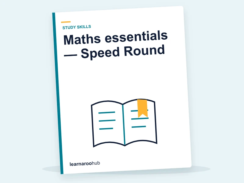 Maths essentials — Speed Round — quiz cover