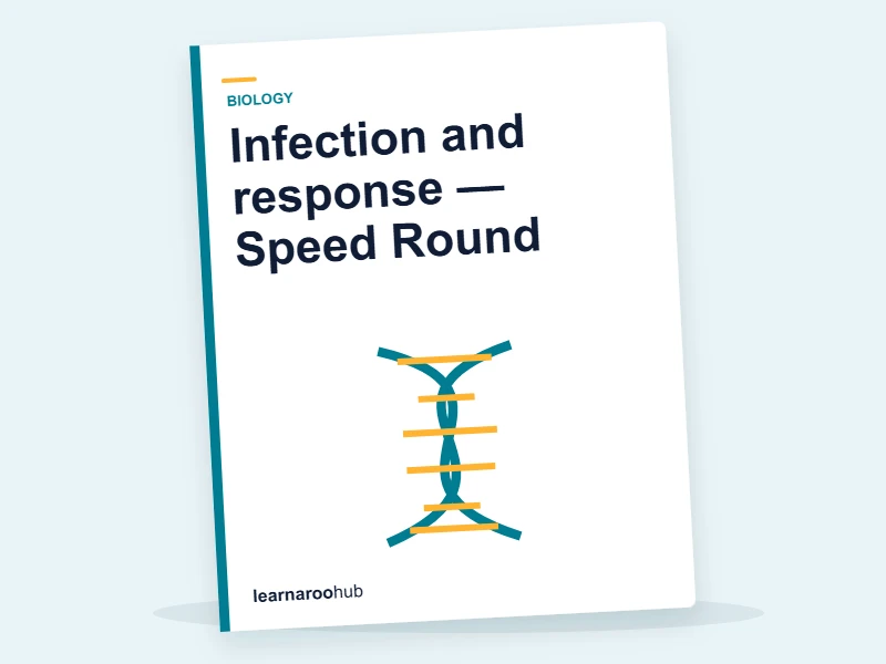 Infection and response — Speed Round — quiz cover