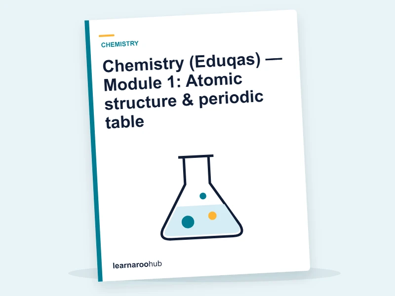 Chemistry (Eduqas) — Module 1: Atomic structure & periodic table — e-learning module cover