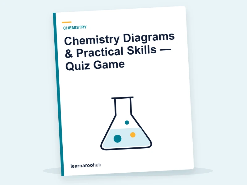 Chemistry Diagrams & Practical Skills — Quiz Game — quiz cover