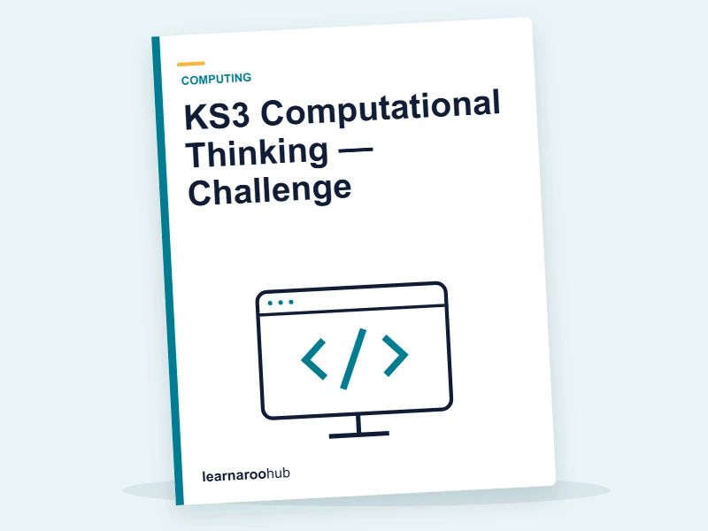 KS3 Computational Thinking — Challenge — quiz cover
