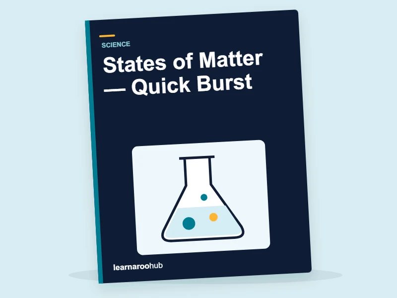 KS2 Science: States of Matter — Quick Burst — activity book cover