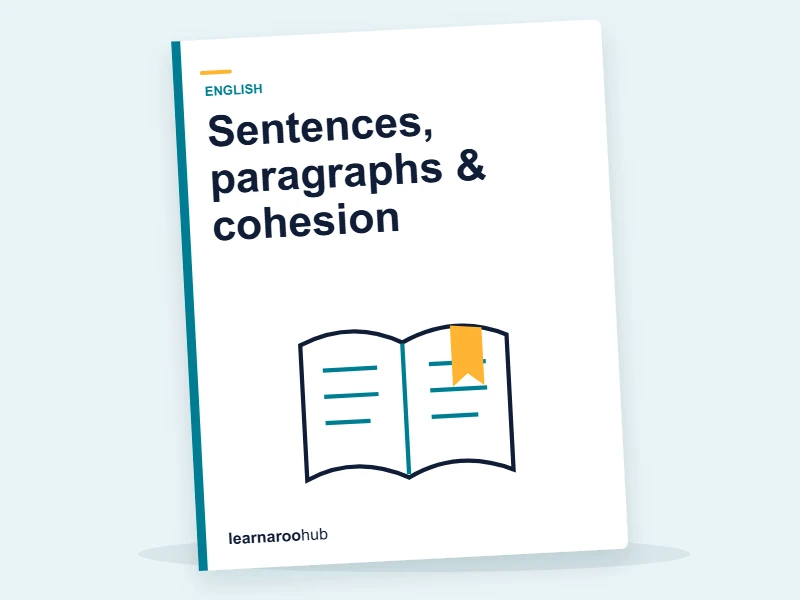 KS2 English — Module 2: Sentences, paragraphs & cohesion — e-learning module cover