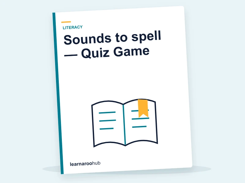 Sounds to spell — Quiz Game — quiz cover
