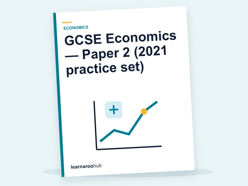 GCSE Economics — Paper 2 (2021 practice set) — mock practice paper cover