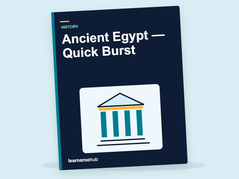 KS2 History: Ancient Egypt — Quick Burst — activity book cover
