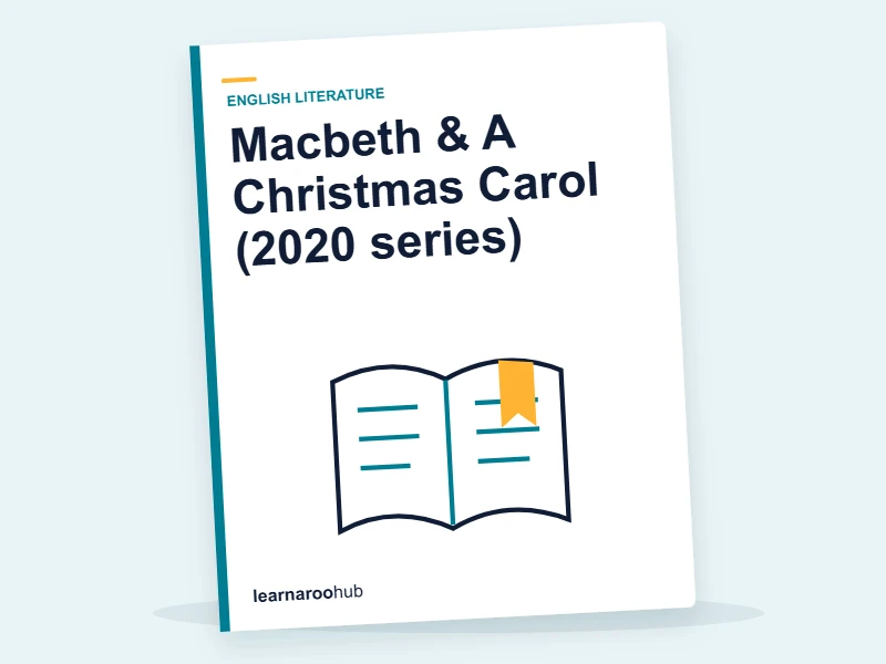GCSE English Literature — Practice Paper 1: Macbeth & A Christmas Carol (2020 series) — mock practice paper cover