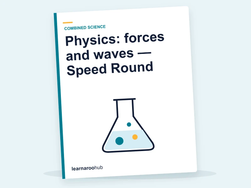 Physics: forces and waves — Speed Round — quiz cover