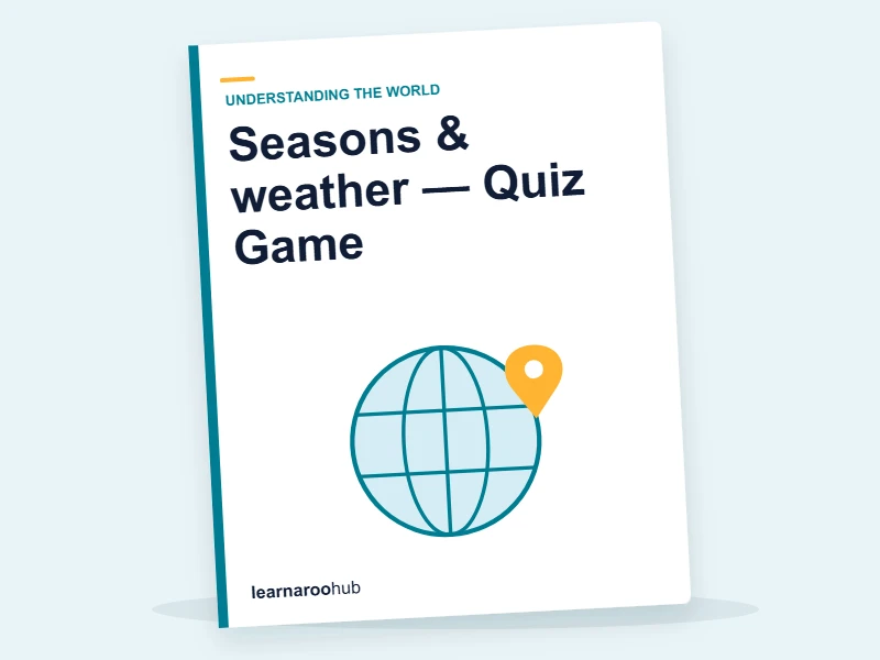 Seasons & weather — Quiz Game — quiz cover