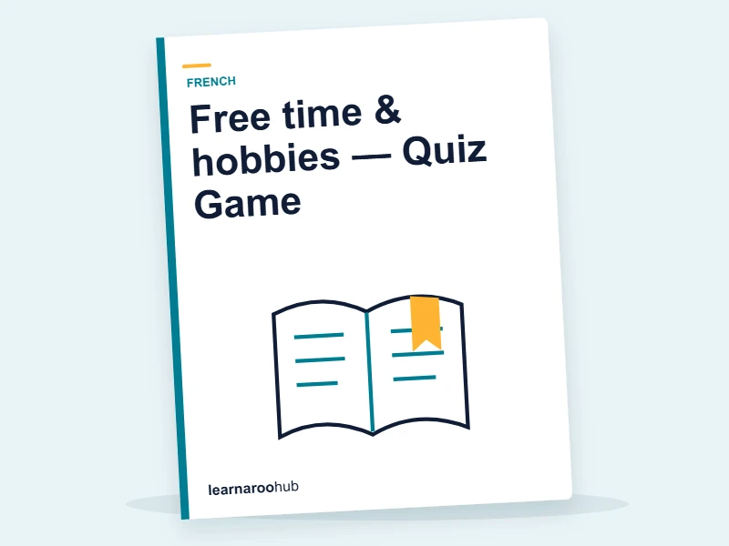 Free time & hobbies — Quiz Game — quiz cover