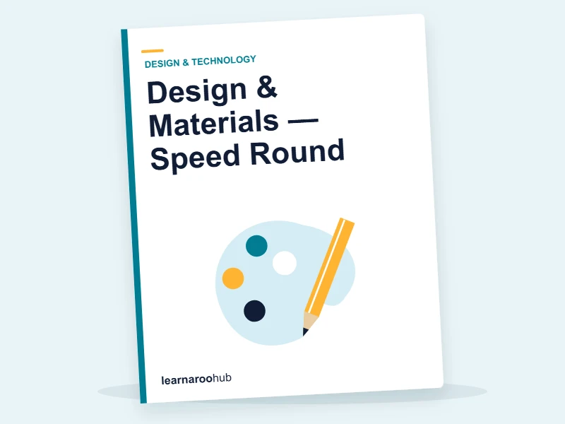 Design & Materials — Speed Round — quiz cover